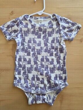 Kate Quinn Purple Cat 12-18M Cotton